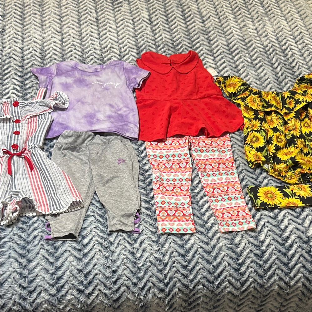 Colorful Girls Clothing Set Bundle
